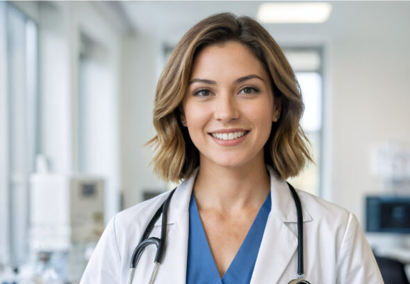 A woman doctor