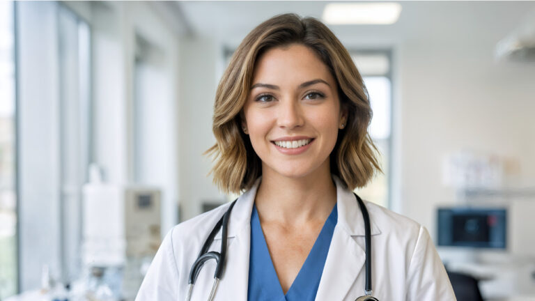 A woman doctor